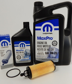 MOPAR 5W20 6L + FILTR OLEJU DODGE CHARGER 3.6L V6 2014-