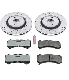 TARCZE KLOCKI PRZÓD POWERSTOP Z26 JEEP GRAND CHEROKEE SRT 2012-