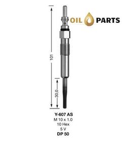 ŚWIECA ŻAROWA NGK D-POWER 50 Y-607AS