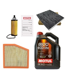 MOTUL 8100 ECO-LITE 0W20 + FILTRY CHRYSLER PACIFICA 3,6 17-