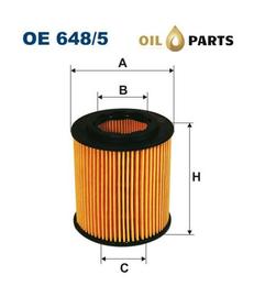 FILTR OLEJU FILTRON OE 648/5 OPEL SAAB CDTI TID