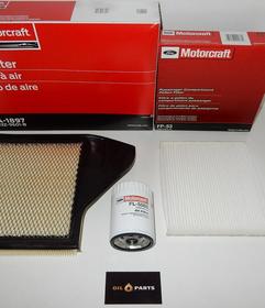 ZESTAW FILTRÓW MOTORCRAFT FORD MUSTANG 3.7 V6 2010 - 2014