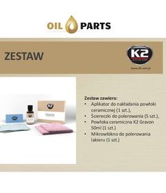 ZESTAW WOSK GRAVON SET REFILL CERAMICZNA POWŁOKA NA LAKIER 50ML