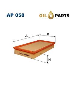 FILTR POWIETRZA FILTRON AP 058