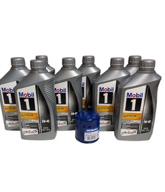 MOBIL 1 SUPERCAR 0W40 8L + FILTRY CHEVROLET CORVETTE C8 6,2L V8 2020-