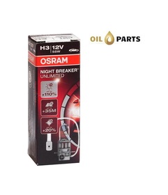 ŻARÓWKA OSRAM H3 NIGHT BREAKER +110% karton 1szt.