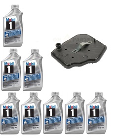 MOBIL 1  LV ATF HP 8QUART + FILTR SKRZYNI 8L45  8L90 CAMARO 6GEN.