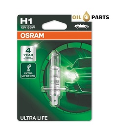 ŻARÓWKA OSRAM H1 ULTRA LIFE blister 1szt.