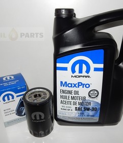 MOPAR 5W30 5L + FILTR OLEJU DODGE DURANGO 3.7