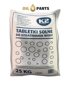 K2 SOL TABLETKOWANA 25KG DO UZDATNIANIA WODY, SREDNICA 22 MM SZT