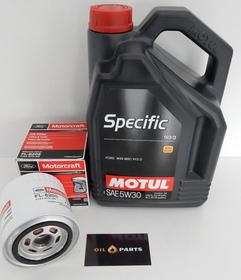 MOTUL 5W30 5L + FILTR OLEJU MOTORCRAFT FL820S