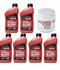 MOTORCRAFT 5W30 BLEND 6 X 0.946L + FILTR OLEJU FL-910S