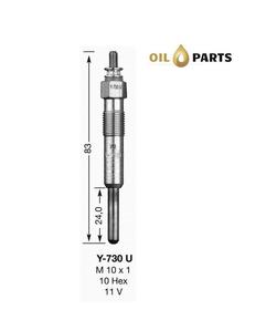 ŚWIECA ŻAROWA NGK D-POWER 17 Y-730U