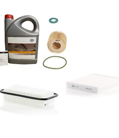 OLEJ 5W30 5L + FILTRY MANN TOYOTA YARIS P13 1.3 99KM 2011-2017