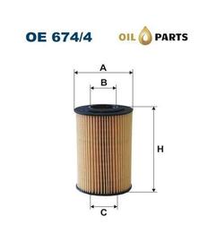 FILTR OLEJU FILTRON OE674/4