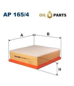 Filtr powietrza FILTRON AP 165/4 FORD 2.5  VOLVO 2.5