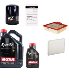 MOTUL 5W20 6L + FILTRY FORD MUSTANG 3.7 V6 2010- 2014
