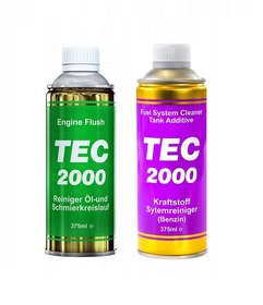 TEC 2000 ENGINE FLUSH I FUEL SYSTEM CLEANER - ZESTAW DO BENZYNY