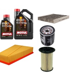 OLEJ 5W30 6L + FILTRY FORD MONDEO IV 1.8 TDCi 125KM 2007-2015
