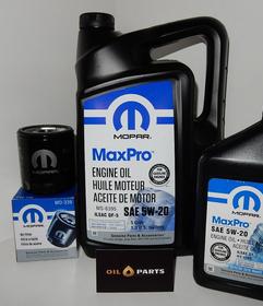 MOPAR 5W20 6L + FILTR OLEJU 04892339AB