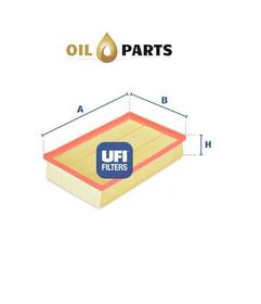 FILTR POWIETRZA UFI 30.155.00