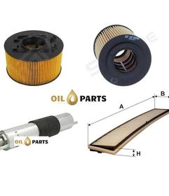 ZESTAW FILTRÓW BMW 3 E46 316I 318I