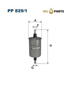 FILTR OLEJU FILTRON PP 829/1