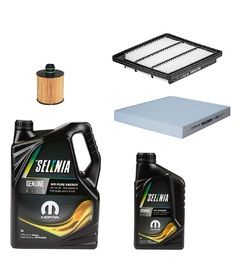 SELENIA 5W30 C2 6L + FILTRY  FIAT FREEMONT 2.0 JTD 170KM 2011-2015
