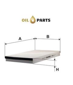 FILTR KABINOWY OPTIMA OP 643236 OPEL ZAFIRA A