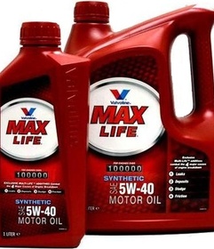 VALVOLINE MAXLIFE SYNTHETIC 5W40 4L