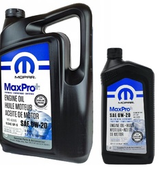 MOPAR 0W20 MAXPRO+ 6 QUART 