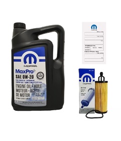 MOPAR 0W20 5L + FILTR MO-349 JEEP GRAND CHEROKEE WL 2021- 3.6L