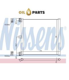CHŁODNICA KLIMATYZACJI NISSENS 940703 PORSCHE BOXSTER CAYMAN 981
