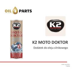 DODATEK DO OLEJU SILNIKOWEGO K2 MOTO DOKTOR Z USZCZELNIACZEM 443ML  