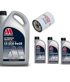 MILLERS XF PREMIUM 5W20 8L + FL500S FORD MUSTANG 5.0 V8 2011-