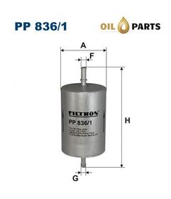 FILTR PALIWA FILTRON PP 836/1
