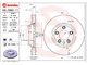 TARCZA HAMULCOWA 350X34  AUDI Q7 4L PORSCHE CAYENNE 92A PRZÓD BREMBO 