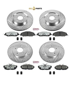 FORD MUSTANG GT 2011-2014 POWER STOP Z26 TARCZE I KLOCKI PRZÓD I TYŁ