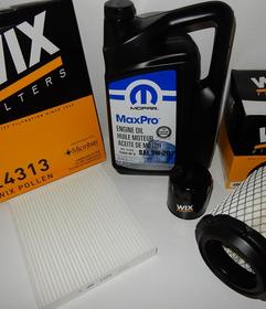 ZESTAW SERWISOWY MOPAR 5W20 5L + FILTRY WIX DODGE CALIBER 2.0 2.4