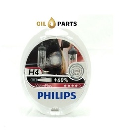 ŻARÓWKA PHILIPS H4 VISION +60% box 2szt.