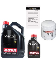 MOTUL SPECIFIC 948B 5W20 6L + FILTR OLEJU MOTORCRAFT FL910S