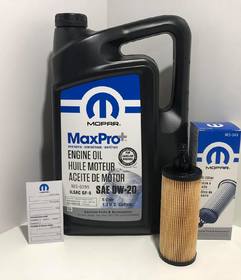 MOPAR 0W20 5L + FILTR CHRYSLER PACIFICA 2017- 3.6L