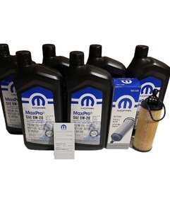 MOPAR 0W20 6QT + FILTR OLEJU MOPAR JEEP DODGE CHRYSLER 3.6L V6 2017-