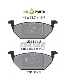 KLOCKI HAMULCOWE PRZÓD TEXTAR 2313001