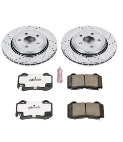 TARCZE KLOCKI TYŁ POWERSTOP Z26 2012- JEEP GRAND CHEROKEE WK2 SRT 