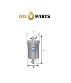 FILTR PALIWA UFI 31.718.00