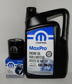 MOPAR 5W20 5L + FILTR OLEJU 04892339AB