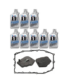 MOBIL 1  LV ATF HP 8QUART + FILTR SKRZYNI 8L45  8L90  + USZCZELKA