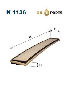 FILTR KABINOWY FILTRON K 1136