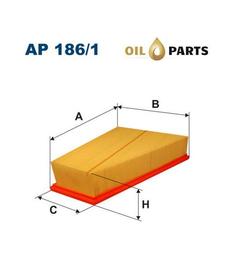 FILTR POWIETRZA FILTRON AP 186/1 FORD MONDEO IV MK4 GALAXY WA6